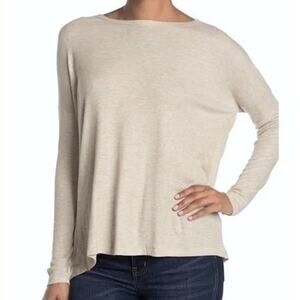 H by Bordeaux Swing Back Pullover Rib Knit Top Sz XL/Extra Large in Tawny NWT